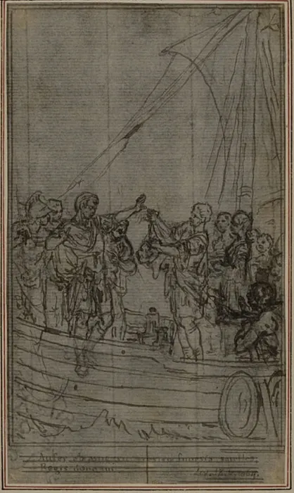 Framed Print : Study for Lucains La Pharsale, Canto IX, c. 1766 Framed Print : Study for Lucains La Pharsale, Canto IX, c. 1766