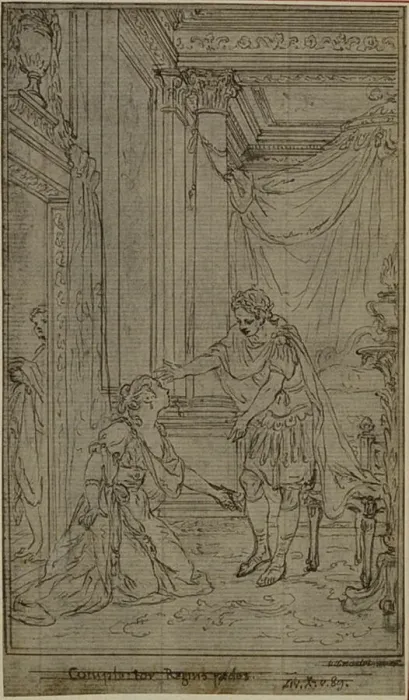 Framed Print : Study for Lucains La Pharsale, Canto X, c. 1766 Framed Print : Study for Lucains La Pharsale, Canto X, c. 1766