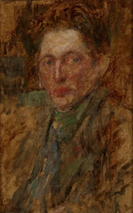 Framed Print : Study of a Male Figure-two-sided painting, c1925. Creator: Olga Boznanska Framed Print : Study of a Male Figure-two-sided painting, c1925. Creator: Olga Boznanska
