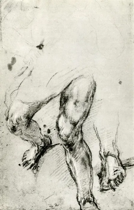 Framed Print : Study for the Martyrdom of St Lawrence in Venice, c1550, (1937). Artist: Titian Framed Print : Study for the Martyrdom of St Lawrence in Venice, c1550, (1937). Artist: Titian