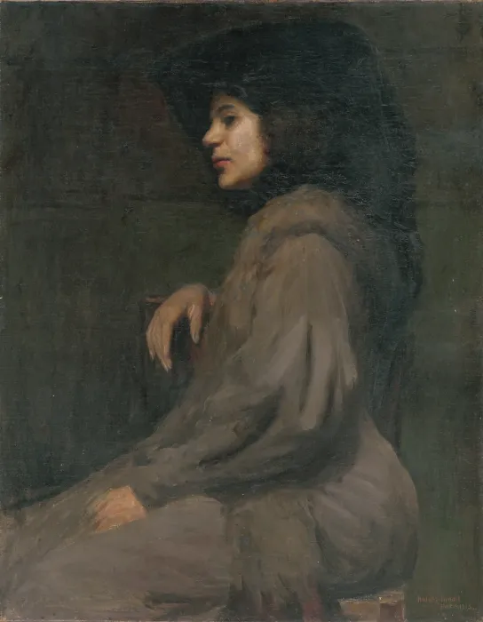 Framed Print : Study of a Model, 1903. Creator: Elemir Halasz-Hradil Framed Print : Study of a Model, 1903. Creator: Elemir Halasz-Hradil
