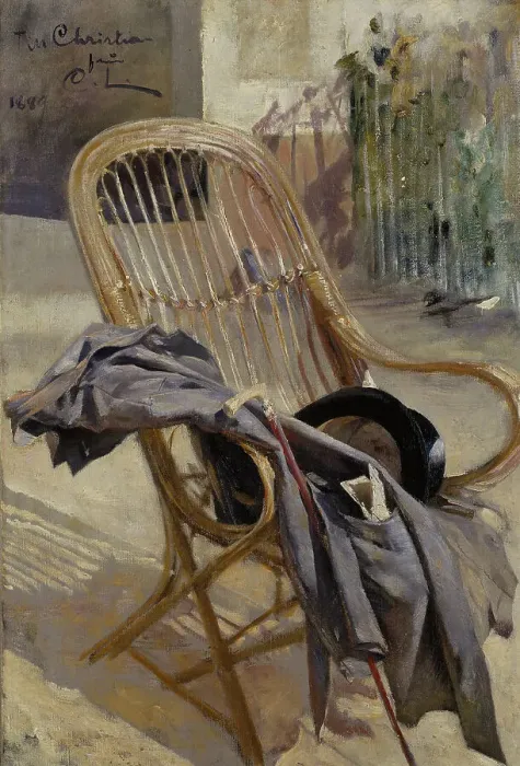 Framed Print : Study for Modern Art, 1889. Creator: Carl Larsson Framed Print : Study for Modern Art, 1889. Creator: Carl Larsson