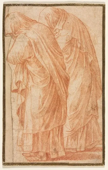 Framed Print : Study of Monks, 1600s(?). Creator: Unknown Framed Print : Study of Monks, 1600s(?). Creator: Unknown