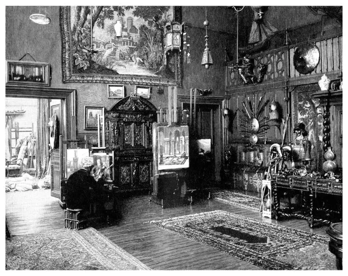 Framed Print : The Study of Monsieur JL Gerome, 1901 Framed Print : The Study of Monsieur JL Gerome, 1901