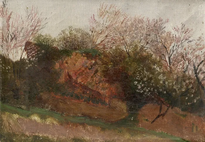Framed Print : Study of Nature in Spring, 1900-1910. Creator: Ladislav Mednyanszky Framed Print : Study of Nature in Spring, 1900-1910. Creator: Ladislav Mednyanszky