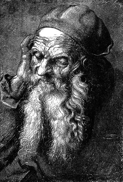 Study of an Old Man, late 15th - early 16th century (1882)