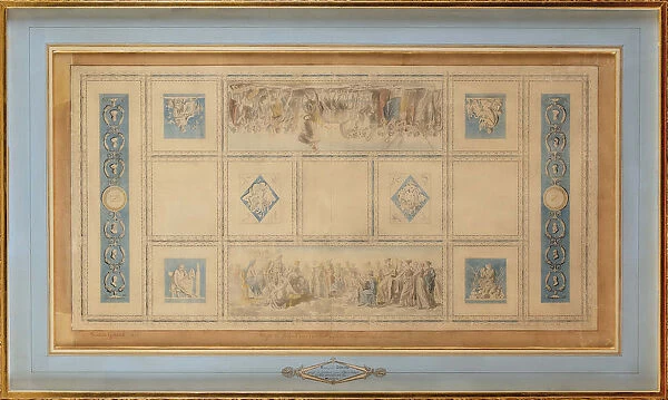Study for the Painted ceiling of the library in the Conservatory, 1812