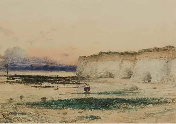 Framed Print : Study for Pegwell Bay - a Recollection of October 5th 1858, 1857. Creator: William Dyce. Study for Pegwell Bay - a Recollection of October 5th 1858, 1857 Framed Print : Study for Pegwell Bay - a Recollection of October 5th 1858, 1857. Creator: William Dyce. Study for Pegwell Bay - a Recollection of October 5th 1858, 1857