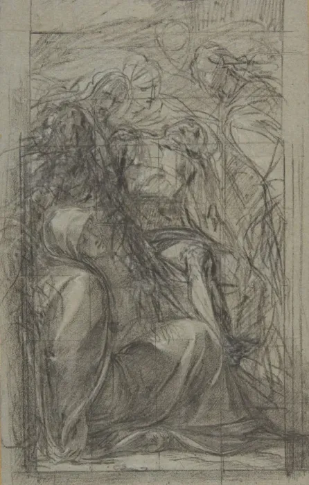 Framed Print : Study for the Pieta, 1604. Creator: Giulio Cesare Procaccini Framed Print : Study for the Pieta, 1604. Creator: Giulio Cesare Procaccini