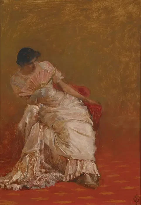 Framed Print : Study for a Rehearsal, about 1882. Creator: Edward John Gregory