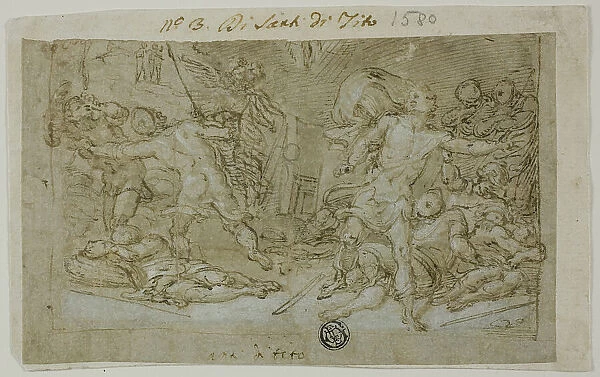 Study for the Resurrection, c.1574. Creator: Santi di Tito