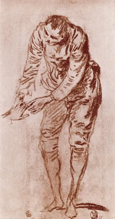 Framed Print : A study in Sanguine, 1913. Artist: Jean-Antoine Watteau Framed Print : A study in Sanguine, 1913. Artist: Jean-Antoine Watteau