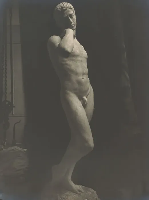 Framed Print : [Study of a Sculpture], ca. 1900. Creator: Attributed to Eugene Druet