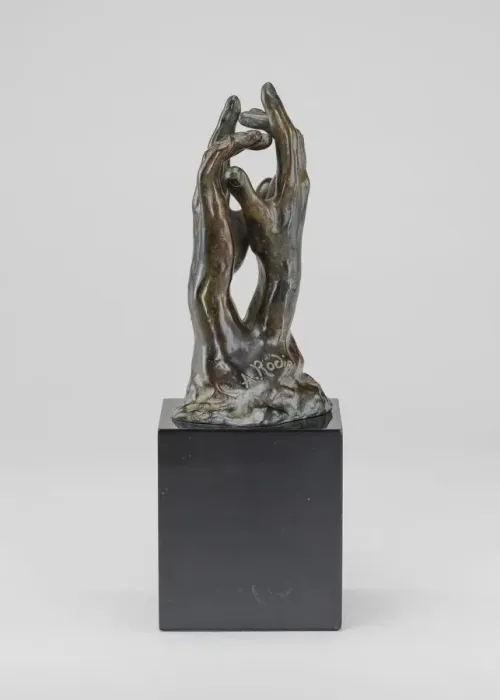 Framed Print : Study for The Secret, n. d Creator: Auguste Rodin Framed Print : Study for The Secret, n. d Creator: Auguste Rodin