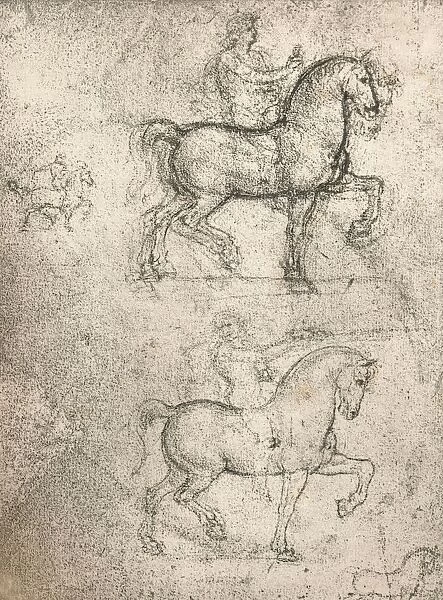 Study for the Sforza Monument, c1482-c1499 (1883). Artist: Leonardo da Vinci