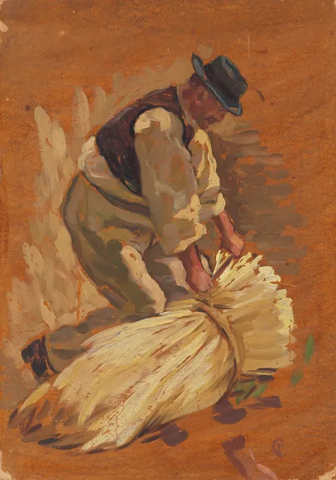 Framed Print : Study of a Sheaf-Binder, around 1928. Creator: Stefan Polkorab Framed Print : Study of a Sheaf-Binder, around 1928. Creator: Stefan Polkorab