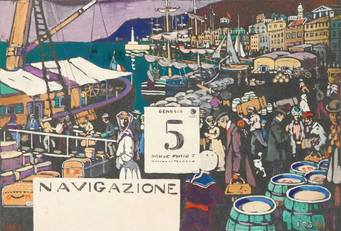 Framed Print : Study for a ship poster, 1906. Creator: Kandinsky, Wassily Vasilyevich (1866-1944) Framed Print : Study for a ship poster, 1906. Creator: Kandinsky, Wassily Vasilyevich (1866-1944)