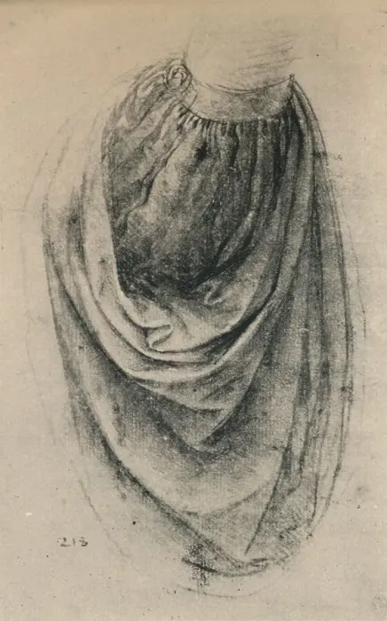 Framed Print : Study of a Sleeve, c1480 (1945). Artist: Leonardo da Vinci Framed Print : Study of a Sleeve, c1480 (1945). Artist: Leonardo da Vinci