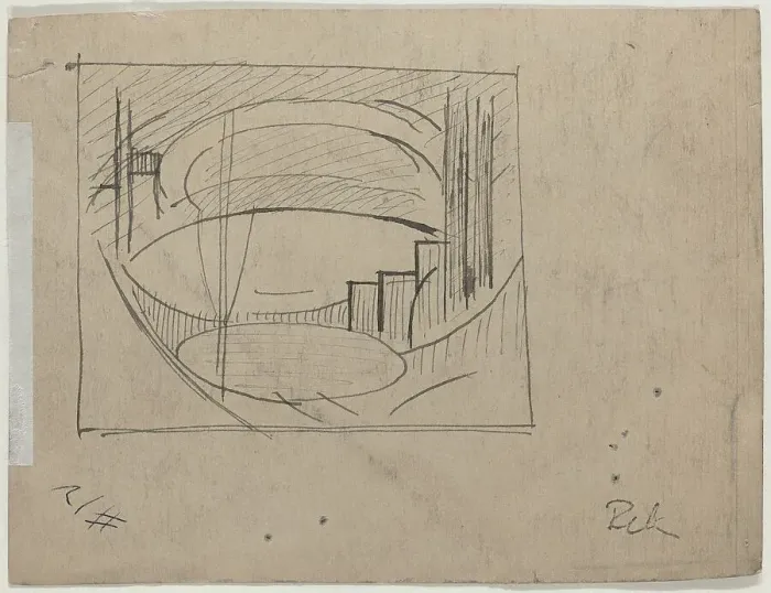 Framed Print : Study for Soho (verso), 1919. Creator: Oscar Bluemner. Study for Soho (verso), 1919. Creator: Oscar Bluemner Framed Print : Study for Soho (verso), 1919. Creator: Oscar Bluemner. Study for Soho (verso), 1919. Creator: Oscar Bluemner