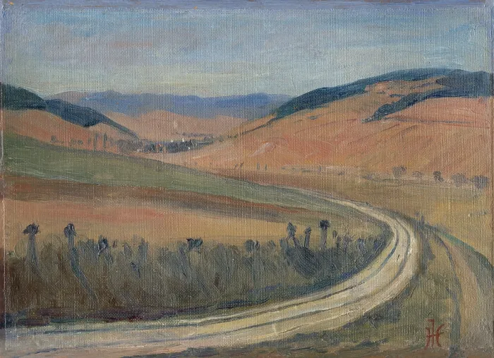 Framed Print : Study of Spis Landscape, 1930-1939. Creator: Jozef Hanula Framed Print : Study of Spis Landscape, 1930-1939. Creator: Jozef Hanula
