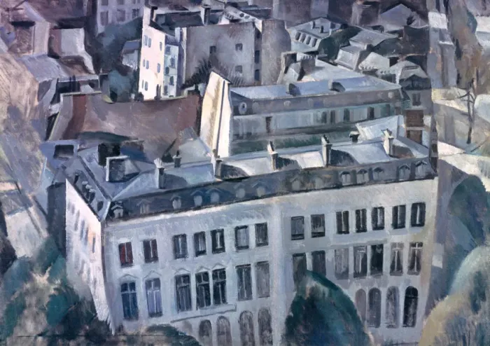 Framed Print : Study for `The City, 1909-1910. Artist: Robert Delaunay Framed Print : Study for `The City, 1909-1910. Artist: Robert Delaunay