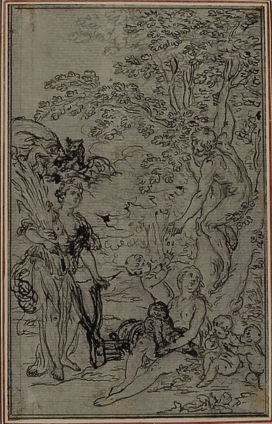 Study for the Vignette of Lucretiuss 'De la Nature des Choses', Vol
