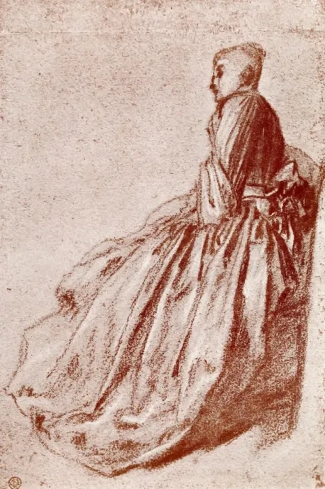 Framed Print : Study of a young woman, 1913. Artist: Jean-Antoine Watteau Framed Print : Study of a young woman, 1913. Artist: Jean-Antoine Watteau