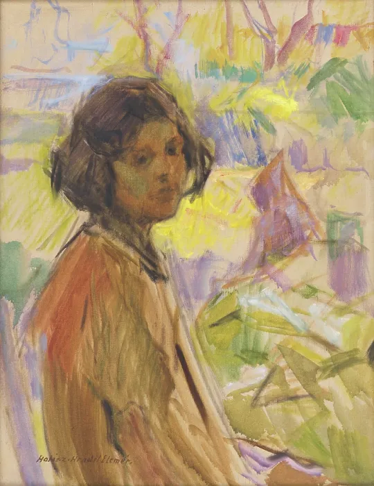 Framed Print : Study of a young woman, c1940. Creator: Elemir Halasz-Hradil Framed Print : Study of a young woman, c1940. Creator: Elemir Halasz-Hradil