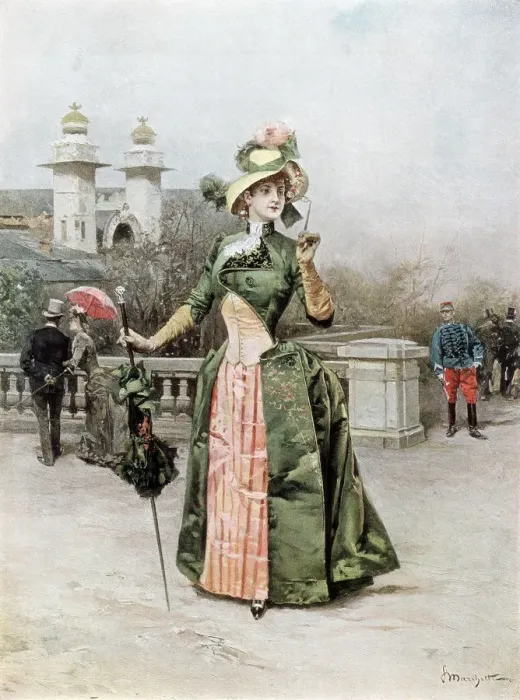 Framed Print : The Style of the Future, 1889