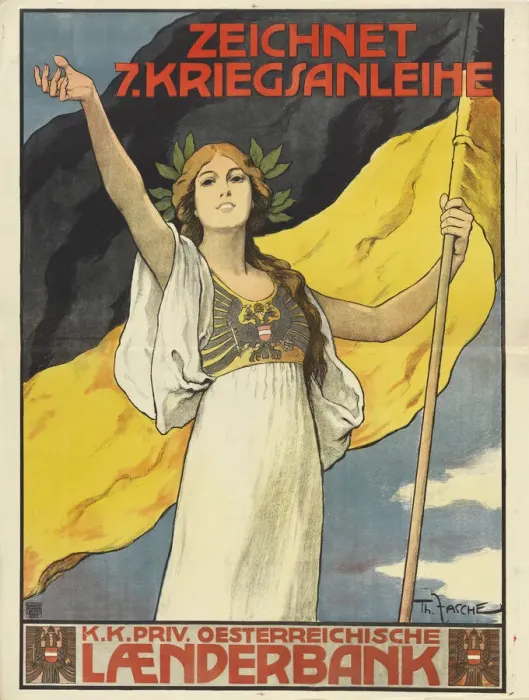 Framed Print : Subscribe to the 7th War Loan, 1917. Creator: Zasche, Theodor (1862-1922) Framed Print : Subscribe to the 7th War Loan, 1917. Creator: Zasche, Theodor (1862-1922)