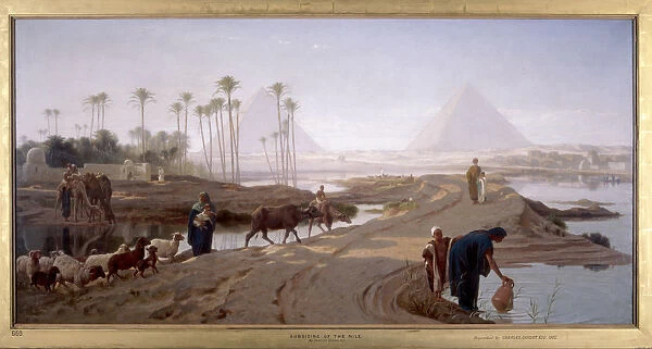 The subsiding of the Nile, 1873. Artist: Frederick Goodall