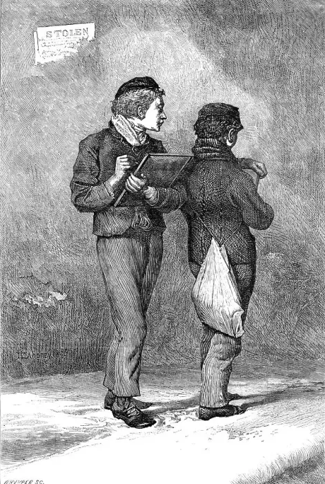 Framed Print : Subtraction, by J. Mahoney, 1870. Creator: Josiah Wood Whymper Framed Print : Subtraction, by J. Mahoney, 1870. Creator: Josiah Wood Whymper