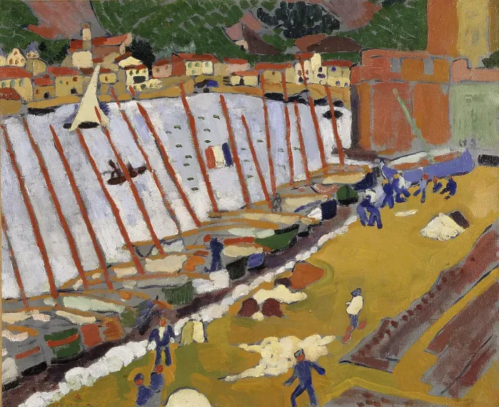 Framed Print : Suburb of Collioure, 1905. Creator: Andre Derain Framed Print : Suburb of Collioure, 1905. Creator: Andre Derain