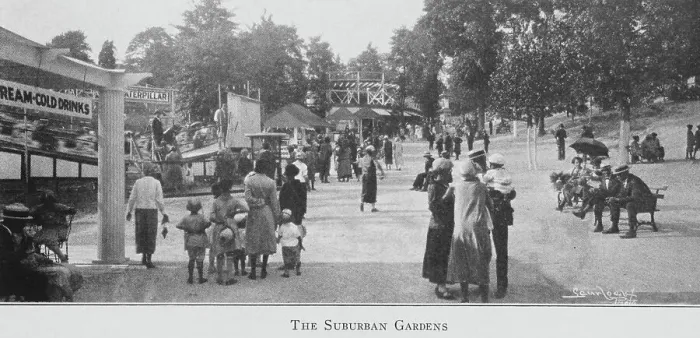Framed Print : The Suburban Gardens, 1927. Creator: Addison N. Scurlock Framed Print : The Suburban Gardens, 1927. Creator: Addison N. Scurlock