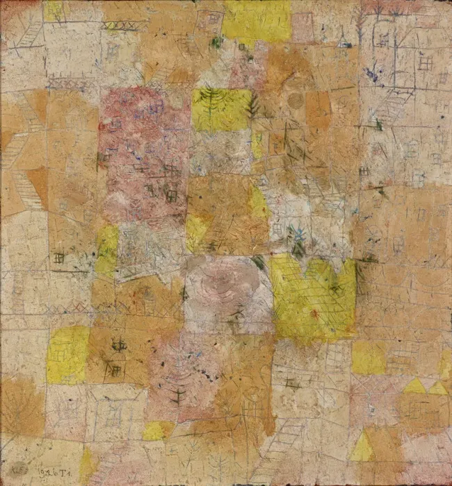 Framed Print : Suburban Idyll, 1926. Creator: Klee, Paul (1879-1940) Framed Print : Suburban Idyll, 1926. Creator: Klee, Paul (1879-1940)