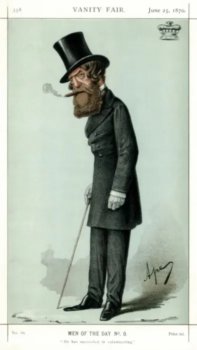 Framed Print : He has Succeeded in Volunteering, Viscount Ranelagh, 1870. Artist: Carlo Pellegrini