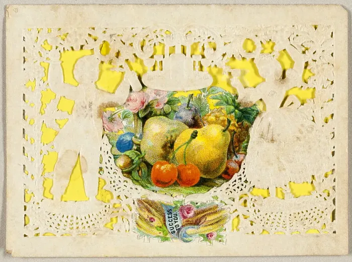 Framed Print : Success to You (valentine), 1855 / 59. Creator: Unknown Framed Print : Success to You (valentine), 1855 / 59. Creator: Unknown