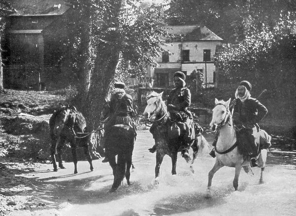 Sudanese cavalry, France, 1915