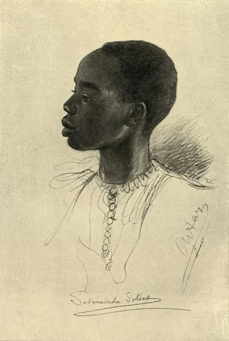 Framed Print : Sudanese soldier, Egypt, 1898. Creator: Christian Wilhelm Allers Framed Print : Sudanese soldier, Egypt, 1898. Creator: Christian Wilhelm Allers