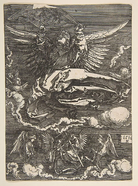 The Sudarium Held by One Angel, 1516. Creator: Albrecht Durer