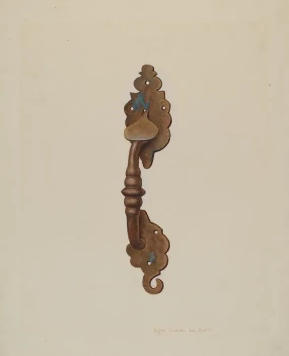 Framed Print : Suffolk Latch, c. 1939. Creator: Regina Henderer Framed Print : Suffolk Latch, c. 1939. Creator: Regina Henderer