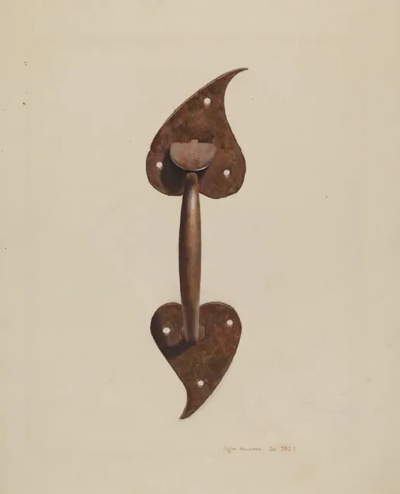 Framed Print : Suffolk Latch, c. 1939. Creator: Regina Henderer Framed Print : Suffolk Latch, c. 1939. Creator: Regina Henderer