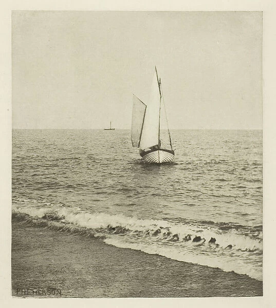 A Suffolk Shrimper 'Coming Ashore', c. 1883  /  87, printed 1888