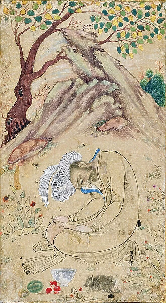 A Sufi in Ecstasy in a Landscape, between c1650 and c1660. Creator: Unknown