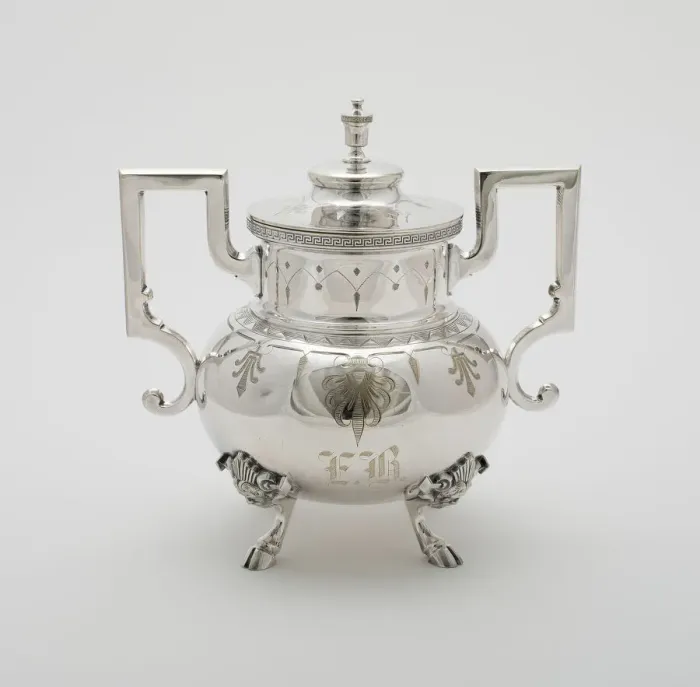 Framed Print : Sugar Basin, part of Tea and Coffee Set, 1878. Creator: Rogers Smith and Company Framed Print : Sugar Basin, part of Tea and Coffee Set, 1878. Creator: Rogers Smith and Company