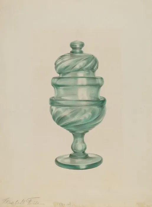 Framed Print : Sugar Bowl, 1935 / 1942. Creator: Elisabeth Fulda Framed Print : Sugar Bowl, 1935 / 1942. Creator: Elisabeth Fulda