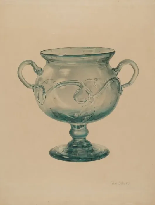 Framed Print : Sugar Bowl, 1935 / 1942. Creator: Van Silvay Framed Print : Sugar Bowl, 1935 / 1942. Creator: Van Silvay