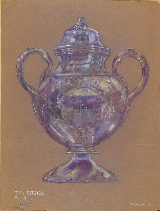 Framed Print : Sugar Bowl, 1936. Creator: Charles Charon Framed Print : Sugar Bowl, 1936. Creator: Charles Charon