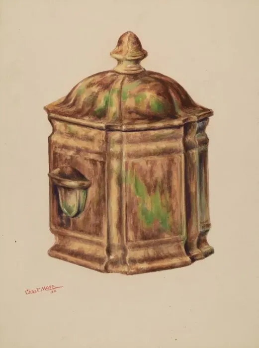 Framed Print : Sugar Bowl, 1938. Creator: Charles Moss