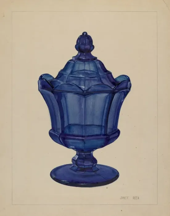 Framed Print : Sugar Bowl, c. 1937. Creator: Janet Riza Framed Print : Sugar Bowl, c. 1937. Creator: Janet Riza